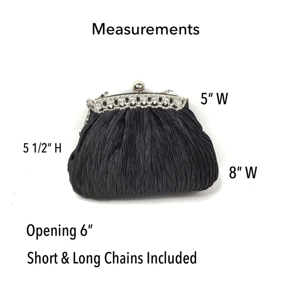 Vintage Style Evening Purse - Rhinestone - Picture 3 of 7